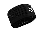 COMPRESSPORT Headband On/Off Cinta antitranspiraci...: COMODIDAD Y ERGONÓMICO: Las fibras ultrasuaves se adaptan a los contornos de la cabeza y las orejas sin crear puntos de presión incómodos, manteniendo los ojos y la frente libres de sudor y cabello rebelde. Ligera y suave, la fibra está confeccionada...