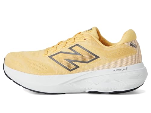New Balance Women's Fresh Foam X 880 V15 Running Shoe, Clementine/Calcium/Black, 6 M