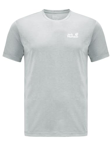 Jack Wolfskin Herren Vonnan S/S M T-Shirt, Cool Grey, S EU – Ansicht 4