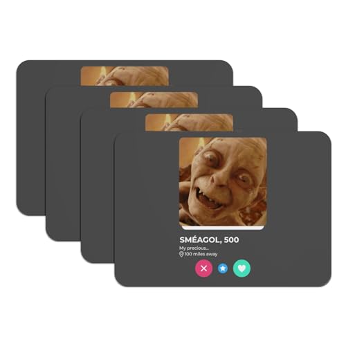 Lot de 4 sets de table Smeagol Gollum cadeau original - 2