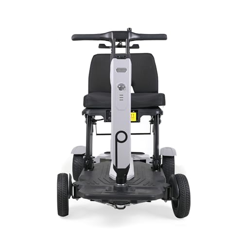 Prophete SM4 - Patinete eléctrico compacto de 4 ruedas con motor de 250 W, 2 baterías de iones de litio de 24 V/6 Ah, alcance de hasta 20 km, luz LED, neumáticos de goma de poliuretano, carga de 120