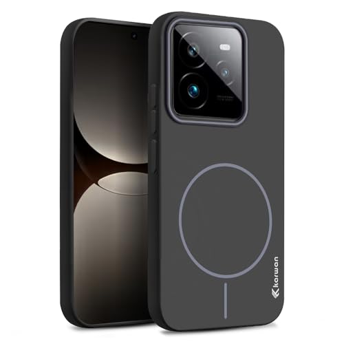 Image of KARWAN️ Magnetic Wireless Ultra Slim-Fit Back Case Cover for Realme GT 7 Pro |Hard PC Case Cover| Ultra-Thin & Light Weight with [Ultra Premium Feel] Case for Realme GT 7 Pro (6.7 inch) (Black)