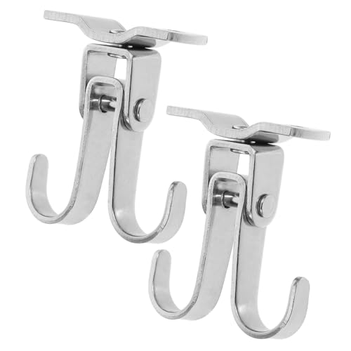 Hohopeti Multi-Purpose Ceiling Hooks Heavy Duty Metal Hooks for Wall for Hanging Decorative Hangers