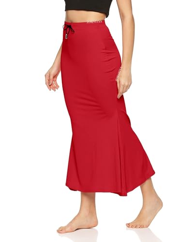 Image of Women's Saree Silhouette I Saree Shapewear Flare Petticoat for Women, Lycra Cotton Blended, Petticoat, Skirts for Women, Shape Wear Dress for Saree