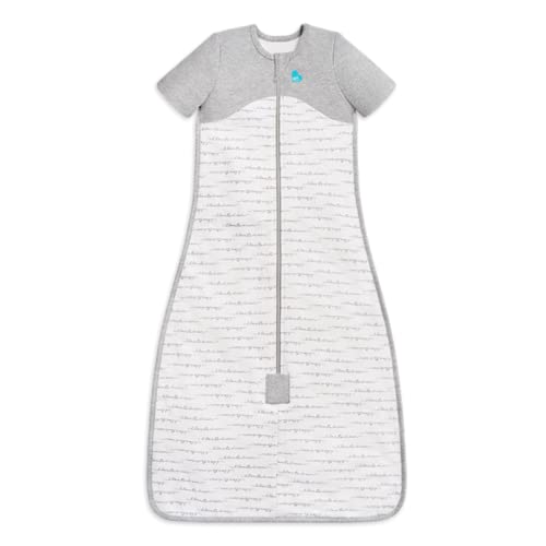 Image of Love to Dream Organic Baby Sleep Bag (6-18 Mo), Super Soft Temp Regulating Sleeping Sack, 1.0TOG All Seasons Wearable Blanket, White