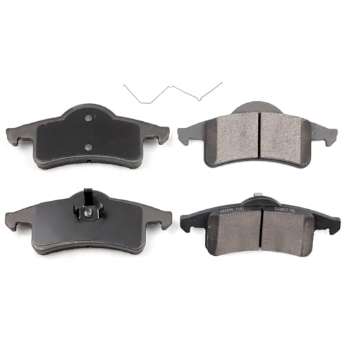 Image of ECCPP D791-7661 4pcs Rear Ceramic Disc Brake Pad Set
