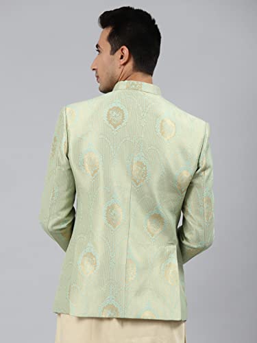 Mens Slim Mandarin Collar Ethnic Wedding Bandhgala Festive Party Jodhpuri Traditional Indian Blazer Jacket Sports Coat4