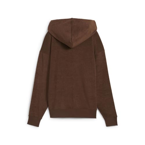 PUMA Womens Her Winterized Fz Hoodie Coats Jackets Outerwear Fleece - Brown2