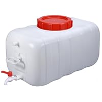 Amazon.co.jp: 貯水容器 蛇口付き水タンク 横型角型貯水タンク