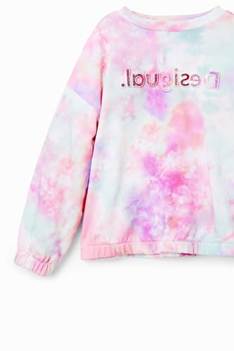 Desigual Little Girl's Sudadera Tie-Dye Logo4