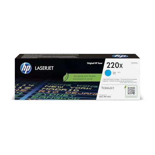 HP Cartucho de tóner Original Laserjet 220X Cian