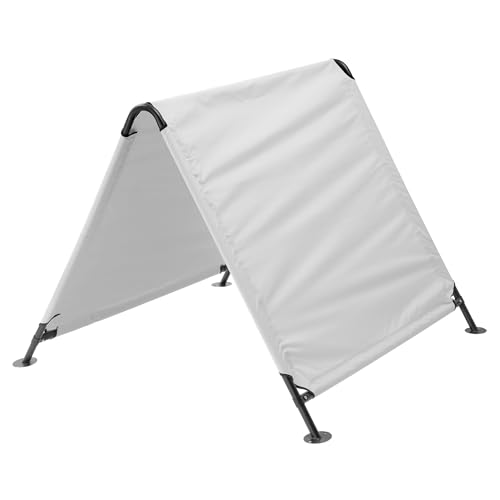 Navaris Hundezelt - Katzenzelt - Hundehöhle XXL - Outdoor und Indoor Hundehütte - Hundezelt große Hunde - Katzenzelt Outdoor - Katzen Zelt - 120 x116 x 96 cm - Weiß