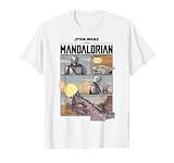 スター・ウォーズ マンダロリアンコミックパネル Tシャツ