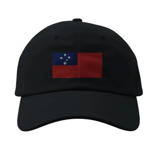 Casquette Drapeau des Samoa Noir idéale pour le soleil et les sorties