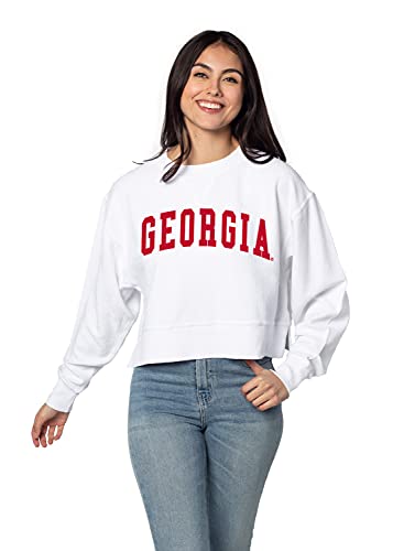 Image of chicka-d NCAA womens Corded Boxy Pullover