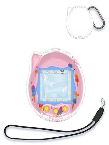 Coque de protection portable Tamagotchi antichoc et antirayures design transparent