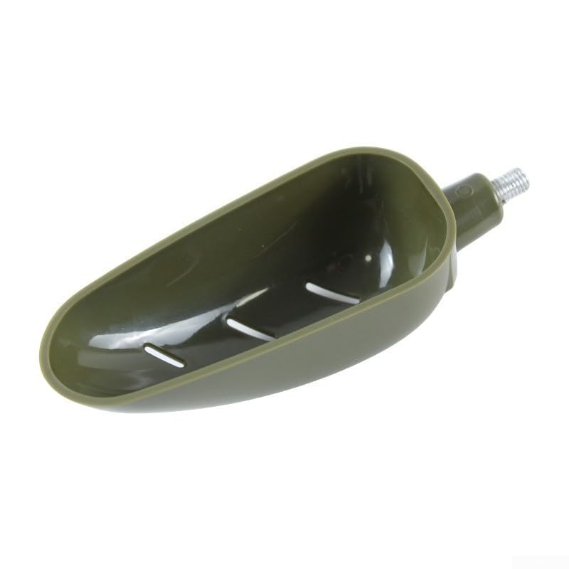 Carbon Fiber Bait Throwing Spoon for Carp Fishing Techniques Including Particle and Pellet Dispersion (A)