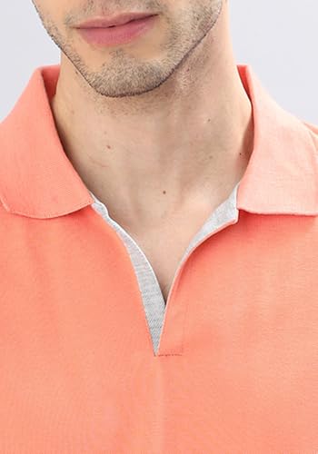 Image of Wear Your Opinion Solid Cotton Rich Polo T Shirt | Collar Tshirts | Half Sleeves | Plain-Regular Fit (Available in Plus Size)