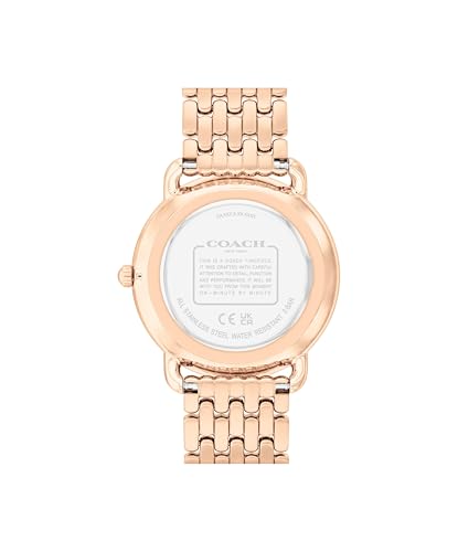 COACH Elliot Women's 2H Quartz Watch - 36mm Stainless Steel Bracelet - Colorful Floral Design - Premium Fashion - Gift for Her3