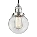Innovations 201C-SN-G202-6 1 Light Mini Pendant, Brushed Satin Nickel