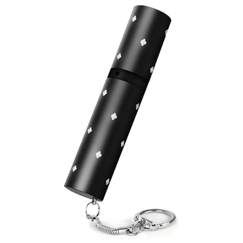 Lipstick Stun Gun for Women - Guard Dog Security Elektra Stun Gun for Self Defense, Maximum Voltage, 100 Lumen Flashlight with Keychain and Wall Charger (Black) Cover