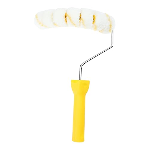 Didiseaon Cepillo De Pipa Rodillo Para Pintar Tubos Rodillo De Yeso Largo Cepillo De Tubo Cuadro Rodillo De Tubo Cepillo De Rodillo De Pintura Tubería Concreto Redondeado Planchar Yellow