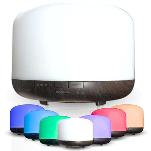 Mystic Romance 500ml Aromatherapy Diffuser with Night Light