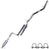 Northeastern Exhaust | Stainless Steel Resonator, Muffler, Tail Pipe Exhaust System Kit Compatible for Mazda 3 2004-2009 2.0L | Includes Clamp | Automotive Replacement Part | Federal Emissions Only