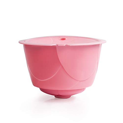 Ajcoflt Cápsula de café Reutilizable Dolce Gusto Cápsula de café Recargable Reutilizable Cápsulas de café de plástico