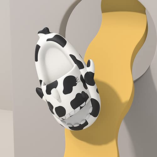 Xpkws Shark Slides For Women And Men Unisex Cloud Slippers Adult Novelty Beach Sandals With Thick Sole (Cow, 6-7 Women/5-6 Men,3637) #TOP3