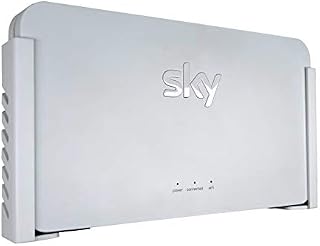 Q-View Latest Sky Q Booster Wall Mount Bracket (White) - Made in the UK - by Q-View (SE210UK, Plastic)