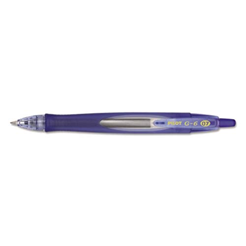 Pilot G6 Bolígrafo Retráctil con Tinta Azul