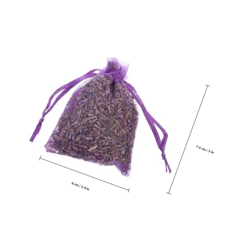Bolsitas de lavanda Luxshiny de 10g en gasa para armarios y ropa pack de 12 piezas 3