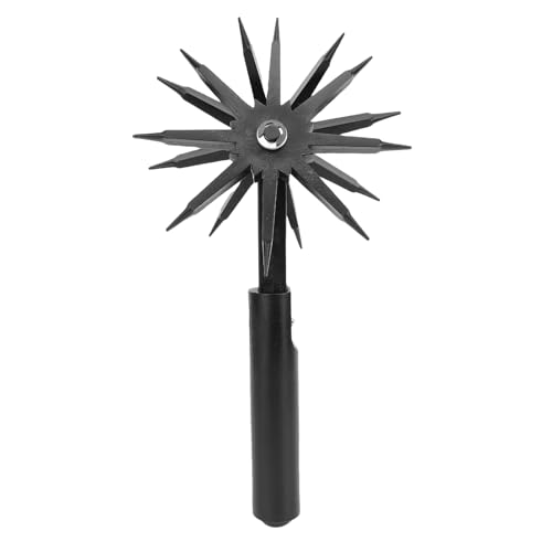 Nurnesy Garden Soil Scarifier Cultivator Manual Tiller Lightweight Plastic Soil Loosener for Gardening Planting with Durable Wear Prevention Design