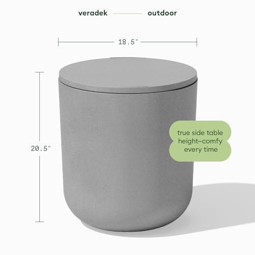 Image of Veradek Kona Cooler Side Table - Outdoor Cooler Table and Ice Chest