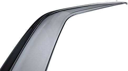 WellVisors Window Visors Wind Deflectors Compatible with Jeep 2007-2017 Patriot with Black Trim Rain Guards 3-847JE003