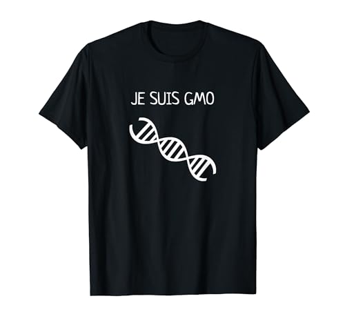 Photo de T-shirt humoristique avec inscription « Je Suis GMO » T-Shirt