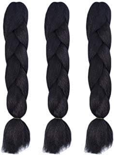 CXYP24 Inch Synthetic Braiding Hair 3pcs/lot Afro Jumbo Braiding Hair Extensions 100g/pc Kanekalon Fiber for Twist Braiding Hair