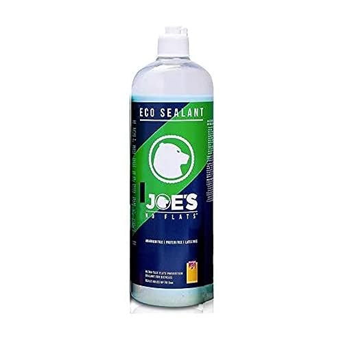 Joe's No Flats ECO Sealant for Tubeless MTB Tires w/ Thin Sides / Eco-Friendly Bike Tire Protection and Repair - Latex, Ammonium, Protein Free Seal, Up to 0.25” (6mm) - Innovative Puncture Prevention
