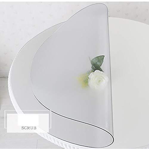 Nappe PVC ronde imperméable anti-huile gommage nappe table restaurant