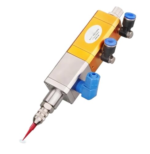 Válvula dosificadora de precisión neumática Válvula dosificadora UV Válvula de silicona antigoteo Pegamento de resina de silicona epoxi de succión inversa(Nut interface)