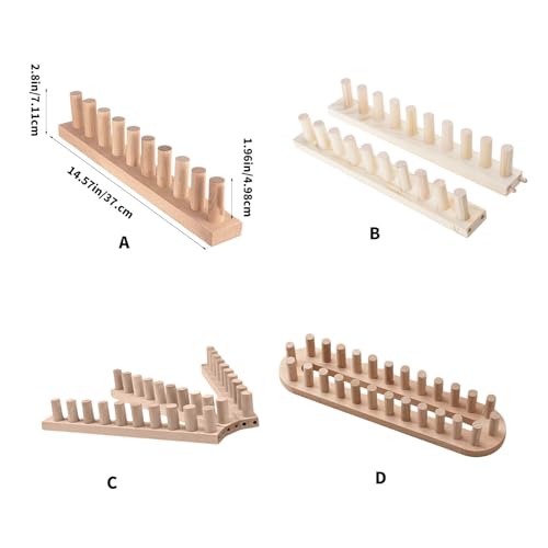Herramienta de bobinado de hilo de madera ajustable con marco multiusos para expertos 5