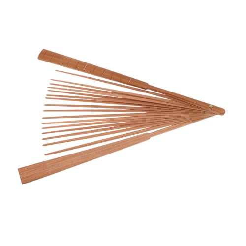Garneck DIY Bamboo Fan Frame Japanese Style Hand Fan Frame Making Material 8 Inches 18 Square Bamboo