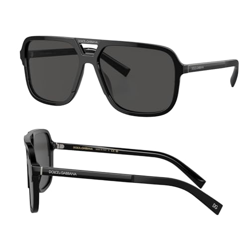 Dolce & Gabbana DG4431 Square Shape Sunglasses With Eyewear Kit Bundle - Sun Glasses with High Bridge Fit - Men's Designer Sunglasses