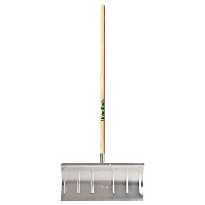 Ames Heavy Gauge Aluminum Snow Pusher With Long handle