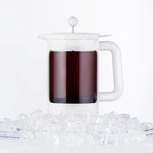 Bodum Bean Ice Coffee Maker, Black, plastic, white, 12.5x20x22.7 cm