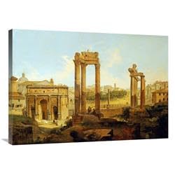 36 in. The Forum, Rome Art Print - Jean Victor Louis Faure