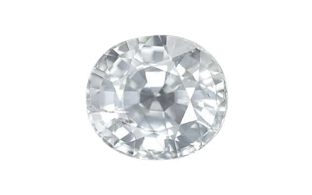 Saphir blanc de 11,25 mm pour création de bague et bijou sur mesure