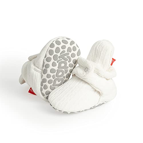 Image of Meckior Newborn Infant Baby Girls Boys Warm Fleece Winter Booties First Walkers Slippers Shoes