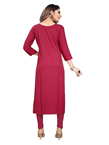 Image of Women's Crepe Straight Kurta